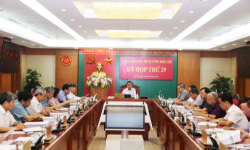 Kỳ họp thứ 29 của Ủy ban Kiểm tra Trung ương