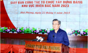 Hội nghị giao ban công tác tổ chức xây dựng Đảng khu vực miền Bắc năm 2023