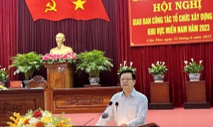 Hội nghị giao ban công tác tổ chức xây dựng Đảng khu vực miền Nam năm 2023