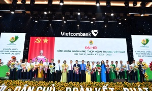 Đại hội Công đoàn Vietcombank lần thứ VI, nhiệm kỳ 2023-2028 thành công tốt đẹp