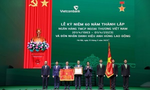 Vietcombank - một trong 20 doanh nghiệp có chỉ số phát triển bền vững (VNSI) tốt nhất thị trường chứng khoán năm 2023