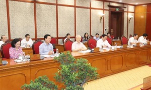 Tổng Bí thư Nguyễn Phú Trọng chủ trì cuộc họp Bộ Chính trị, Ban Bí thư cho ý kiến về tình hình kinh tế - xã hội