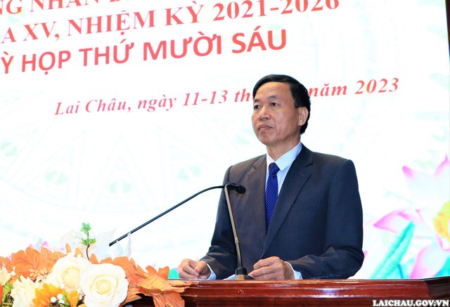 Tân Chủ tịch UBND tỉnh Lai Châu