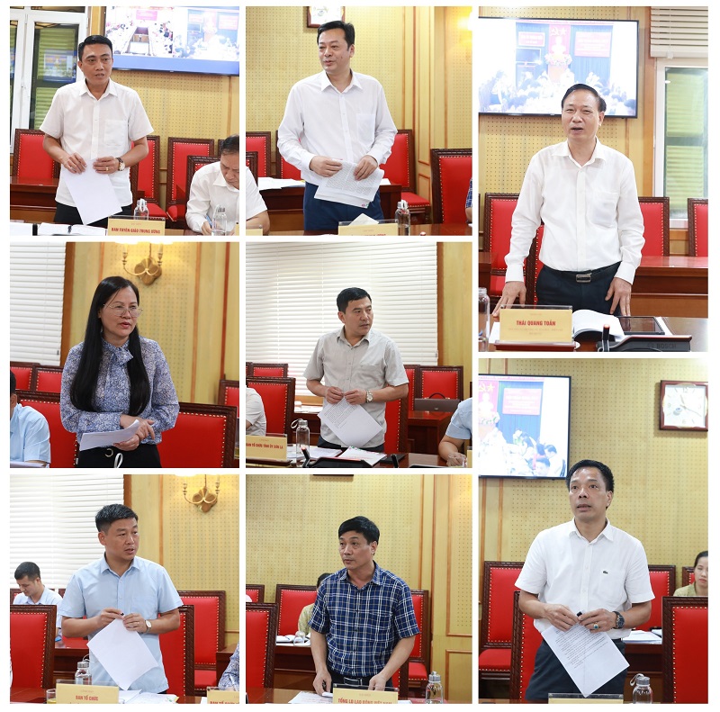 Các đại biểu phát biểu tham luận.