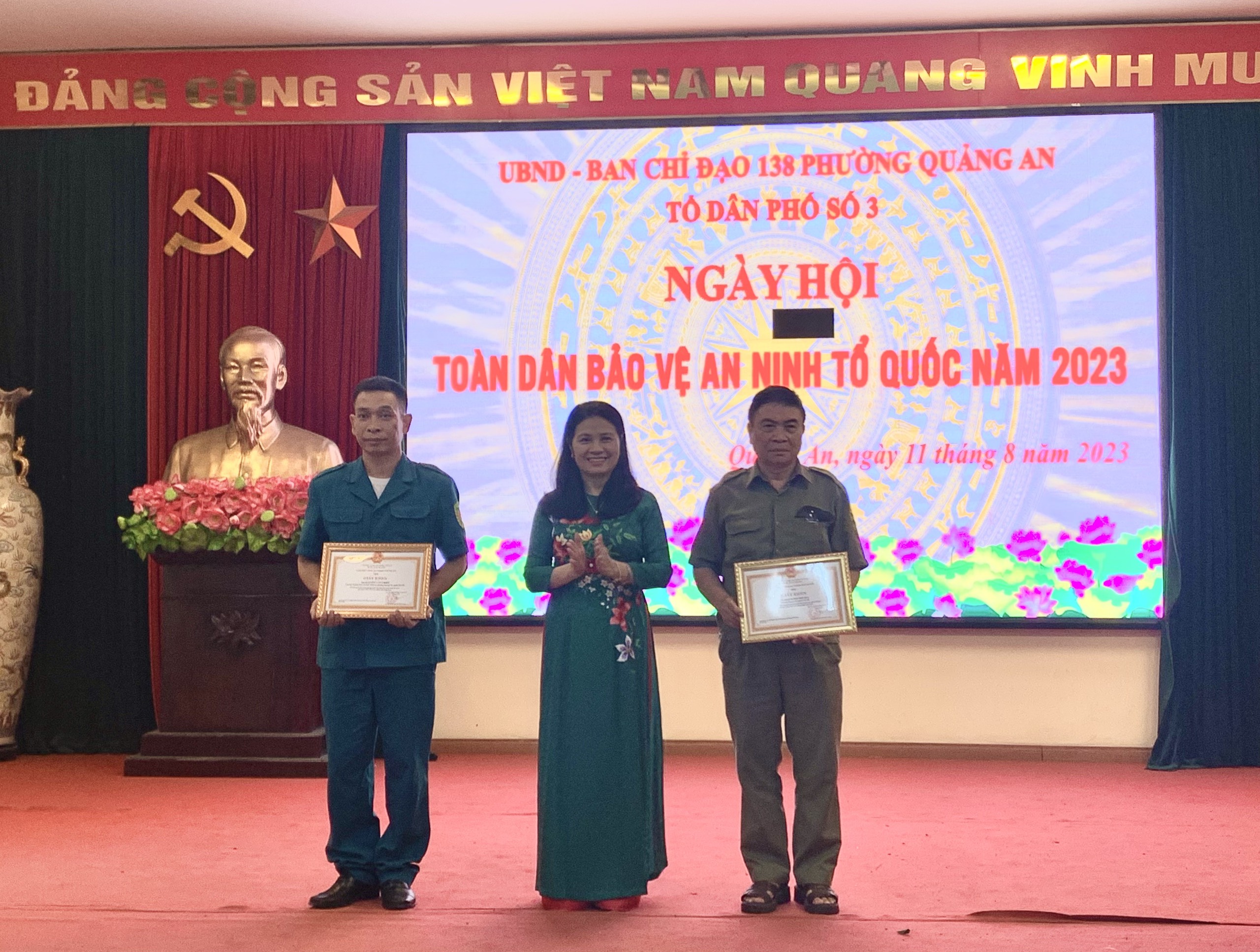 Biểu dương những cá nhân có thành tích xuất sắc trong phong trào toàn dân bảo vệ an ninh Tổ quốc