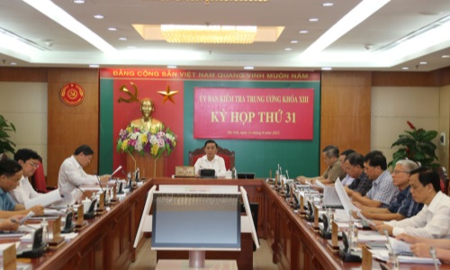 Kỳ họp thứ 31 của Ủy ban Kiểm tra Trung ương