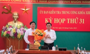 Bộ Chính trị chuẩn y Phó Chủ nhiệm Ủy ban Kiểm tra Trung ương khóa XIII Nguyễn Văn Quyết