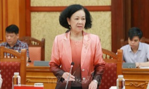 Thường trực Ban Bí thư, Trưởng Ban Tổ chức Trung ương Trương Thị Mai chủ trì giao ban với một số hội quần chúng
