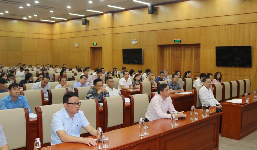 Các học viên dự Lớp bồi dưỡng.
