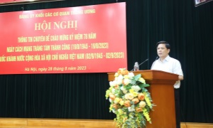 Phát huy vai trò tiên phong, gương mẫu, xây dựng Đảng bộ Khối Các cơ quan Trung ương trong sạch, vững mạnh