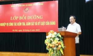 Tăng cường công tác kiểm tra, giám sát từ chi bộ trong Đảng bộ Khối Các cơ quan Trung ương