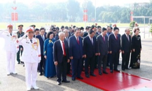 Lãnh đạo Đảng, Nhà nước vào Lăng viếng Chủ tịch Hồ Chí Minh