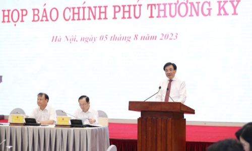 Họp báo Chính phủ thường kỳ tháng 7