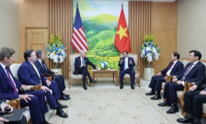 Thủ tướng Phạm Minh Chính hội kiến Tổng thống Hợp chúng quốc Hoa Kỳ Joe Biden