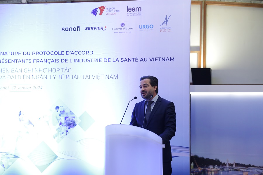 Ông Thibaut Giroux - Chủ tịch Phòng Xúc tiến Thương Mại Pháp