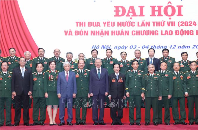 Tổng Bí thư Tô Lâm và các đại biểu tham dự Đại hội.