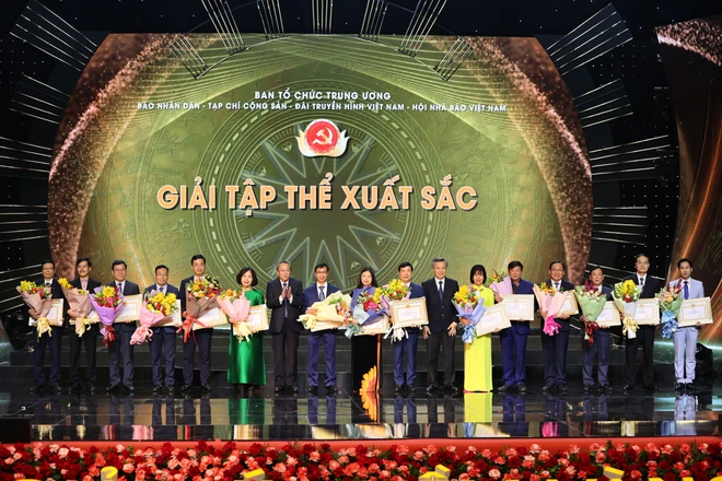 Danh sách các cá nhân, đơn vị được khen thưởng và đoạt Giải báo chí toàn quốc về xây dựng Đảng (Giải Búa liềm vàng) lần thứ VIII - năm 2023