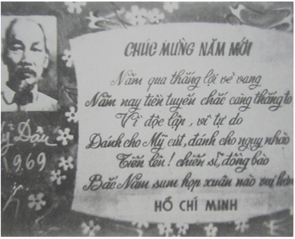 Thơ chúc Tết Kỷ Dậu-1969 của Bác Hồ.