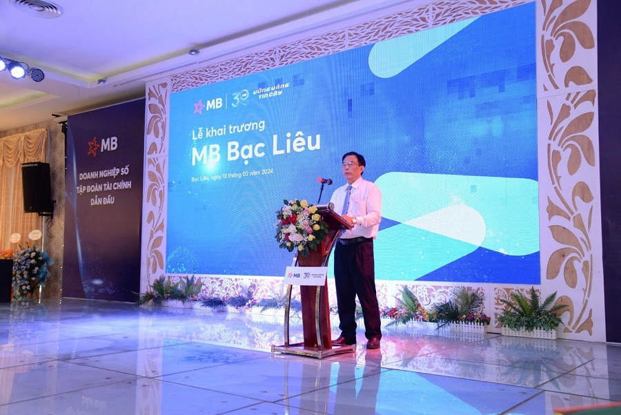 Ông Lê Văn Măng, Giám đốc Ngân hàng Nhà nước (NHNN) chi nhánh tỉnh Bạc Liêu khẳng định NHNN sẽ tiếp tục đồng hành cùng MB.
