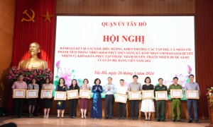 94% đảng viên quận Tây Hồ đăng ký đảm nhận việc mới, việc khó