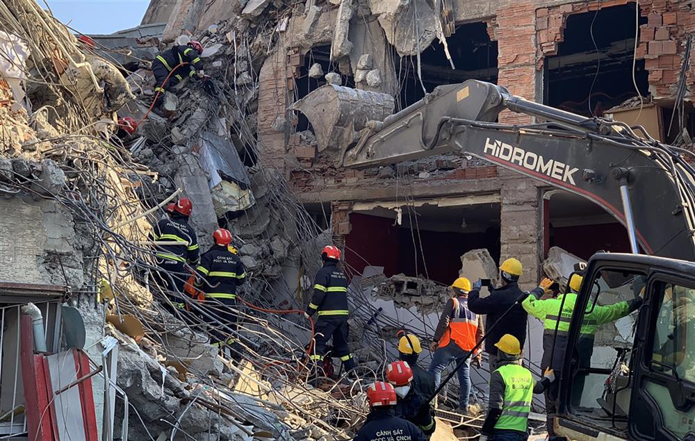 Đội cứu nạn, cứu hộ Bộ Công an phối hợp giải cứu nạn nhân thảm họa động đất tại Thổ Nhĩ Kỳ