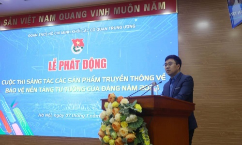 Đoàn Khối Các cơ quan Trung ương phát động Cuộc thi sáng tác sản phẩm truyền thông về bảo vệ nền tảng tư tưởng của Đảng năm 2024