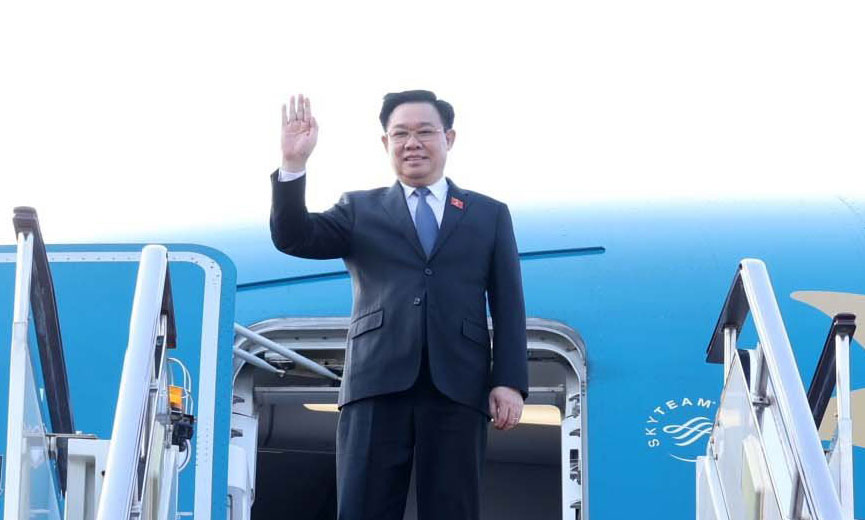 Chủ tịch Quốc hội Vương Đình Huệ kết thúc tốt đẹp chuyến thăm chính thức Trung Quốc. Ảnh: Nhan Sáng/TTXVN