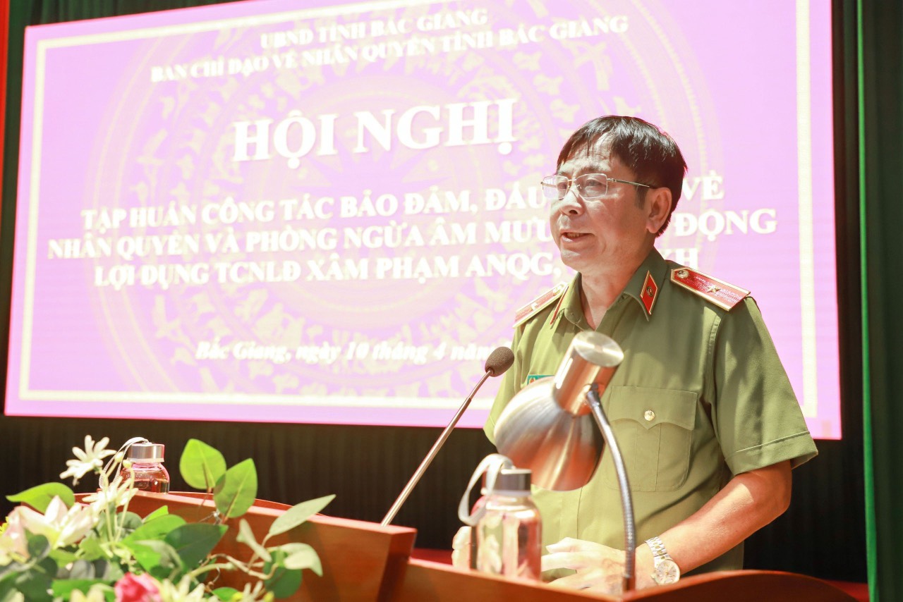 Thiếu tướng Nguyễn Văn Kỷ, Phó Chánh Văn phòng Thường trực về Nhân quyền Chính phủ khẳng định nhân quyền là công tác chung của cả hệ thống chính trị, gắn liền với cấp cơ sở.