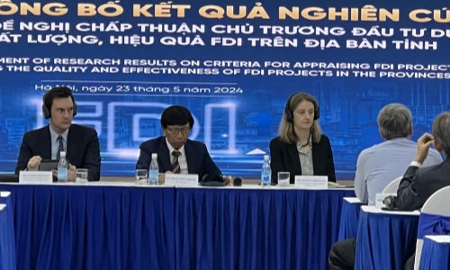 Nghiệm thu và công bố kết quả nghiên cứu xây dựng hai bộ tiêu chí về thẩm định dự án FDI và giám sát, đánh giá hiệu quả FDI trên địa bàn cấp tỉnh