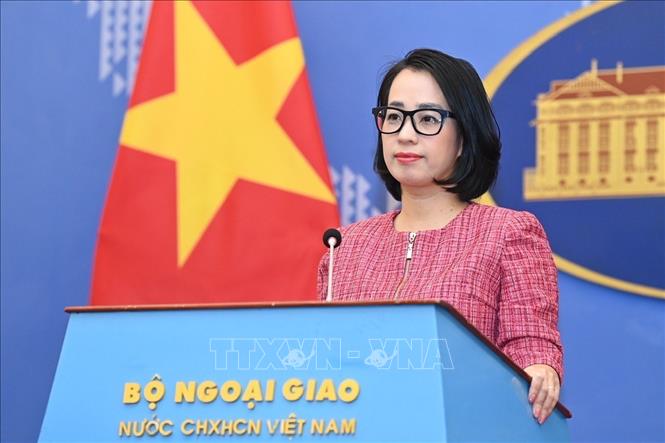 Người Phát ngôn Bộ Ngoại giao Việt Nam Phạm Thu Hằng. Ảnh: TTXVN