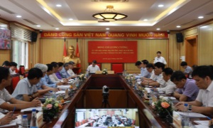Thường trực Ban Bí thư Lương Cường làm việc với Ban Tổ chức Trung ương