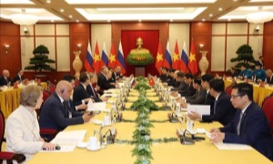 Tổng Bí thư Nguyễn Phú Trọng hội đàm với Tổng thống Liên bang Nga Vladimir Putin