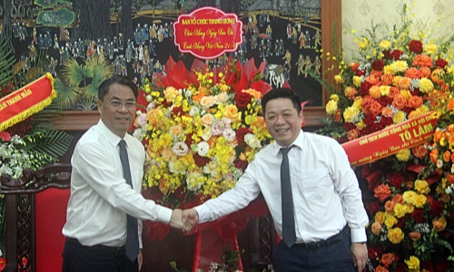 Lãnh đạo Ban Tổ chức Trung ương chúc mừng các cơ quan báo chí nhân Ngày Báo chí cách mạng Việt Nam
