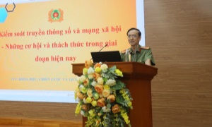 Hội nghị báo cáo viên cấp Đảng ủy Khối tháng 6-2024