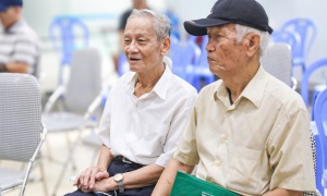 Niềm vui của người nhận lương hưu theo mức mới