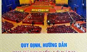 Phát hành sách Quy định, hướng dẫn thi hành Điều lệ Đảng