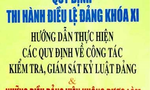 Quy định về những điều đảng viên không được làm