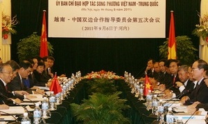Việt-Trung nhất trí tăng đàm phán vấn đề trên biển