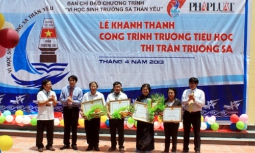 Khánh thành Trường tiểu học Trường Sa