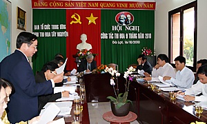 Giao ban 9 tháng đầu năm của Cụm thi đua Tây Nguyên