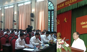 Hà Nội: Tổng kết đại hội đảng bộ cơ sở và chuẩn bị đại hội đảng bộ trực thuộc Thành uỷ