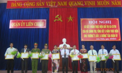 Kết quả bước đầu trong thực hiện "5 xây, 5 chống" ở quận Liên Chiểu (Đà Nẵng)