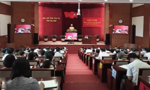 Hòa Bình: Tổ chức Hội nghị trực tuyến sinh hoạt chuyên đề 50 năm thực hiện Di chúc của Chủ tịch Hồ Chí Minh (1969 - 2019)