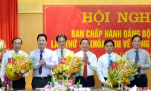 Hà Tĩnh bầu bổ sung 3 Ủy viên Ban Thường vụ Tỉnh ủy