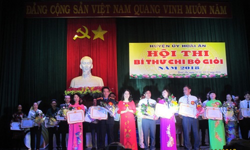 Hội thi Bí thư chi bộ giỏi huyện Hoài Ân năm 2018