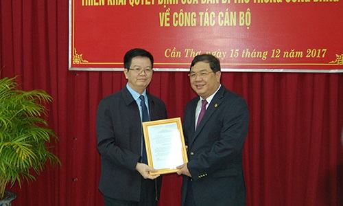 Đồng chí Phạm Gia Túc giữ chức Phó Trưởng Ban Nội chính Trung ương