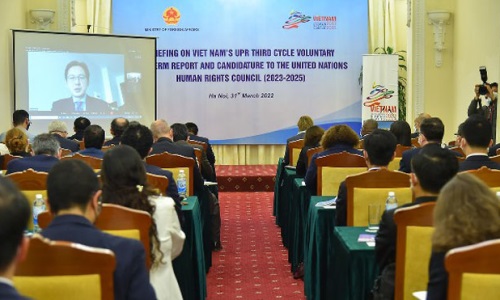 Báo cáo giữa kỳ UPR: Sự cam kết mạnh mẽ, nhất quán về thúc đẩy quyền con người của Việt Nam