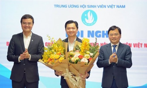 Trung ương Hội Sinh viên Việt Nam có tân Chủ tịch, 2 Phó Chủ tịch