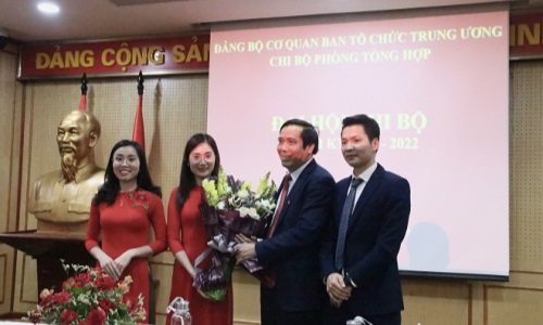 Đại hội Chi bộ Phòng Tổng hợp (Văn phòng Ban, Ban Tổ chức Trung ương) nhiệm kỳ 2020-2022