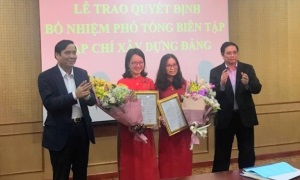Ban Tổ chức Trung ương trao Quyết định bổ nhiệm 2 Phó Tổng Biên tập Tạp chí Xây dựng Đảng